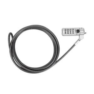 Targus DEFCON Trapezoid Serialized Combo Cable Lock ASP66GLX-25S Desk Anchor B9